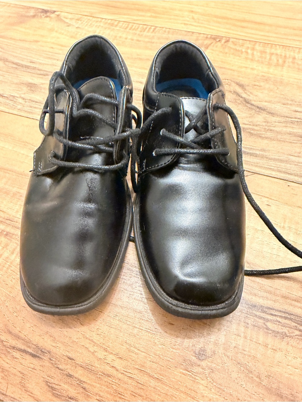 Josmo Boys Black Lace-Up Dress Shoes